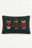 Festlicher Kissenbezug Bear Trio, Schwarz, 30x50 cm, Produktbild-Vorschau 1