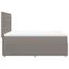 Eleganten-Stil Boxspringbett mit Matratze Taupe 160x200 cm Produktbild-Vorschau 6