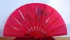 003 Tai Chi- Kung Fu Asia- Wand- Deko-China- Fächer Pvc rot Produktbild-Vorschau 3