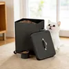 Relaxdays Waschmittelbox 6L, Metall, Waschpulverdose mit Produktbild-Vorschau 3