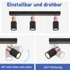 ZMH Deckenstrahler 3 Flammig LED Deckenlampe GU10 Produktbild-Vorschau 3
