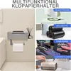 Edelstahl Toilettenpapierhalter ohne Bohren WC Produktbild-Vorschau 4