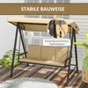 Outsunny Hollywoodschaukel 3-Sitzer Schaukelbank mit Produktbild-Vorschau 4