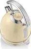 A cream-colored electric kettle with a retro design is shown against a white background. Podgląd zdjęcia produktu