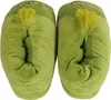 A pair of green Grinch-themed slippers shown from the back. Produktbild-Vorschau