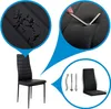 Moderner Essgruppen-Set Küche Tisch Und 4 Stühle Viki Produktbild-Vorschau 6