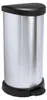 Poubelle Curver DECO BIN 40 L, argent/noir, a dechets, a Voir les images du produit 2