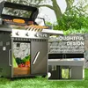 Outsunny Gasgrill 12 KW Grillwagen inkl 5 Brenner Produktbild-Vorschau 9