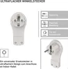 Winkelstecker für Verlängerungskabel, weiss Produktbild-Vorschau