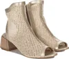 Goldene Damen Leder-Stiefeletten mit Reißverschluss, Produktbild-Vorschau 7