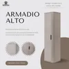 RODAN | Mobile alto da bagno - 139 CM - Beige Mat - MDF - Anteprima dell’immagine prodotto 2
