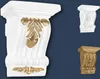 MARBET DESIGN Stuckkonsolen Styropor weiß & gold - Barocke Produktbild-Vorschau 1