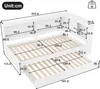 Flieks Schalfsofa Holzbett 90x200cm mit Ausziehbett, Produktbild-Vorschau 7