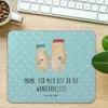 Mr. & Mrs. Panda Mauspad Bären mit Blumenkranz - Türkis Produktbild-Vorschau 2