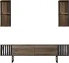 Skye Decor, Linea Chrome - Noce, Nero, Mobili TV, noce, 180 Anteprima dell’immagine prodotto 7