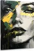 Muralo Leinwandbild Canvas Wandbild Frau GESICHT Porträt Produktbild-Vorschau 1