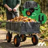 Gartenwagen Transportanhänger Handwagen bis zu 400kg, 100L Produktbild-Vorschau 6