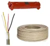 PremiumX 100m Telefonkabel 2x2x0,6mm 4 Adern Telefonleitung Produktbild-Vorschau 1