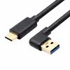 M44 USB 3.0 Kabel A auf USB-C linksgewinkelt – 50 cm Daten- Produktbild-Vorschau 2