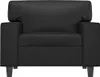 vidaXL Sessel Schwarz 60 cm Kunstleder Produktbild-Vorschau 4