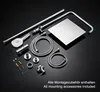 A collection of shower system components laid out on a black background. Anteprima dell’immagine prodotto