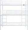 Lit triple superposé metal "Havin" - 90 x 190 cm - Blanc Voir les images du produit 4