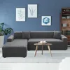 Sofabezug Ecksofa L Form Sofa Überwürfe Stretch Produktbild-Vorschau 4