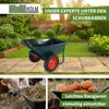 2-Rad Schubkarre 100 L 160 kg Gartenschubkarre Lufträder Produktbild-Vorschau 7