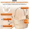 WASSERFELD® Sauna Eimer Set (4 Liter) - Hochwertiger Sauna Produktbild-Vorschau 5