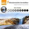 K&F Concept 67mm Variabler ND Filter ND2-ND400 Slim Neutral Produktbild-Vorschau 2