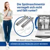 A woman looking at a repair kit for a dishwasher. Produktbild-Vorschau