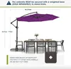 Sunula Ampelschirm 300 cm für Garten Balkon Terrasse, Lila Produktbild-Vorschau 2