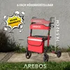 AREBOS ľahký rolátor, rolátory, 6-pozičné nastavenie výšky, Náhľad obrázku produktu 11