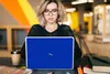 MuchoWow® Laptop Aufkleber Sticker Cover Vintage - Blau - Produktbild-Vorschau 5