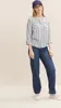 TOM TAILOR Gestreifte 3/4 Arm Bluse V-Ausschnitt Business Produktbild-Vorschau 4