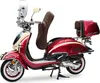 Motorroller 50 ccm Burnout EasyCruiser Artemis Rot Beige Produktbild-Vorschau 10