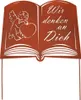 UNUS® Grabstecker Buch "Wir denken an dich" Produktbild-Vorschau 1