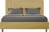 ITYHOME - Gepolstertes Bett mit Lattenrost 160x210 mit Produktbild-Vorschau 1
