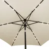 KINGSLEEVE® Parasol de jardin extérieur LED solaire 270cm Voir les images du produit 3