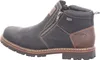 A side view of a black and brown boot. Anteprima dell’immagine prodotto