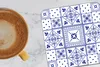 KitchenYeah® Skleněné podtácky Čtvercová sada 6 dlaždic - Náhled obrázku produktu 3