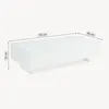 Couchtisch Lärketorp 115 x 55 x 31 cm Beistelltisch Produktbild-Vorschau 3