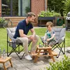 Sekey Campingstuhl Gepolstert Klappstuhl Camping Faltstuhl Produktbild-Vorschau 6