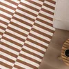 Dywan nowoczesny w paski - Dazzle Blocks Brązowy/Biały Podgląd zdjęcia produktu 2
