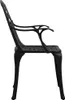 vidaXL 3dílná sada Bistro Set Cast Aluminium Black Náhled obrázku produktu 6