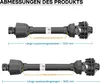 Albero cardanico T4 Albero cardanico 1250-1375 mm 460 Nm Anteprima dell’immagine prodotto 7