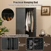 KOMFOTTEU Gartenschrank aus Rattan, Aufbewahrungsschrank Produktbild-Vorschau 3
