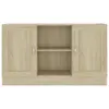 vidaXL Kredens dąb sonoma 120x30,5x70 cm materiał Podgląd zdjęcia produktu 5