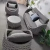Ensemble de mobilier de jardin composé de 5 pièces : 2 Voir les images du produit 7