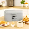 Relaxdays Brotkasten, Brotbox mit Deckel & Griff, HBT: Produktbild-Vorschau 2